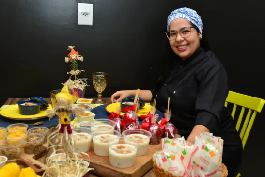 Geysa Lira é personal chef e começou com os kits na pandemia (Foto: Nilzete Franco/FolhaBV) 