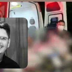 O acidente ocorreu à noite, em condições de baixa visibilidade. (Foto: Reprodução/TV Tambaú)
