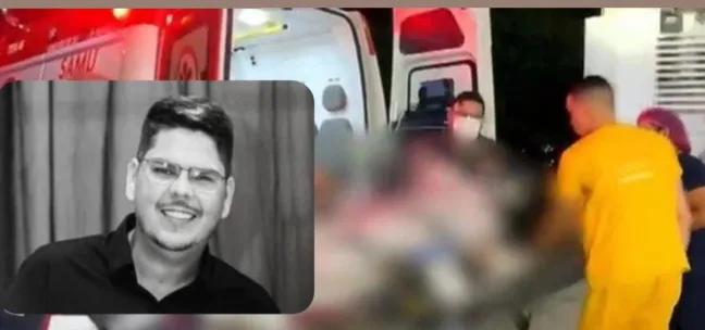 O acidente ocorreu à noite, em condições de baixa visibilidade. (Foto: Reprodução/TV Tambaú)
