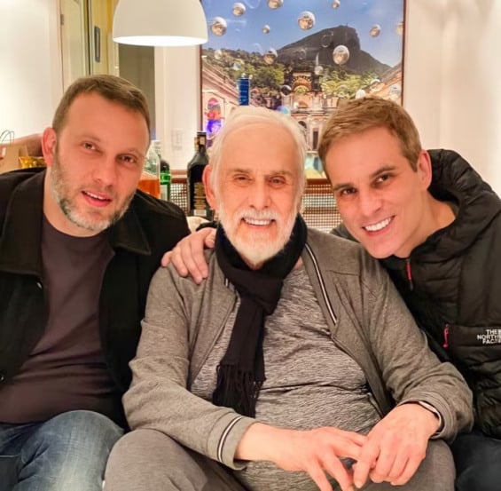 Francisco Cuoco e filhos