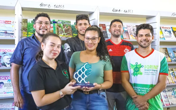 Projeto do IFRR Novo Paraíso que usa plantas aquáticas para 

melhorar criação de tambaqui ganha prêmio de inovação (Foto Divulgação)
