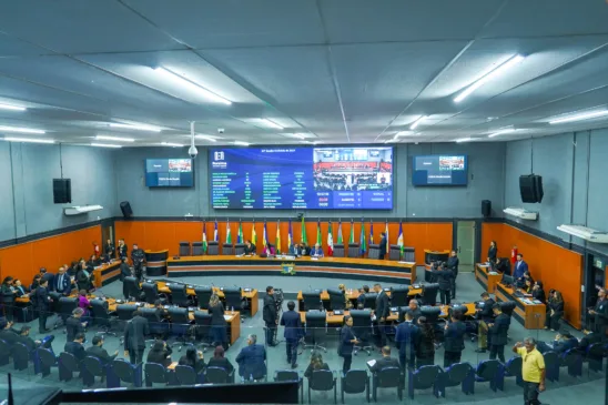 O plenário da Assembleia Legislativa de Roraima