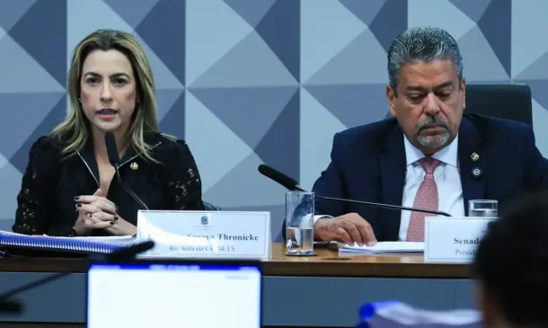 Soraya Thronicke e Hiran Gonçalves (Foto: Lula Marques/Agência Brasil)