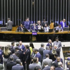 O plenário da Câmara dos Deputados