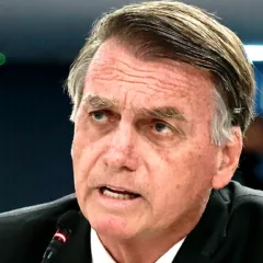 O ex-presidente Jair Bolsonaro durante interrogatório no STF (Foto: Fellipe Sampaio/STF)