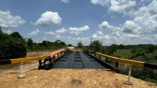 Ponte do 58 na rodovia federal BR-432, em Cantá