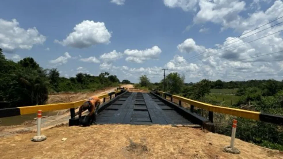 Ponte do 58 na rodovia federal BR-432, em Cantá