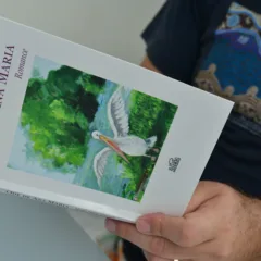 "Ode de Ana Maria" é a primeira obra de Roraima no acervo Praça Clovis. (Foto: Nilzete Franco/FOLHAV)