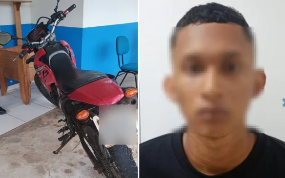 A moto foi recuperada nesta sexta-feira, 20 (Foto: Divulgação) 