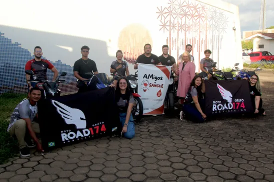 De estrada a solidariedade: grupo de motociclistas comemora aniversário com doação de sangue