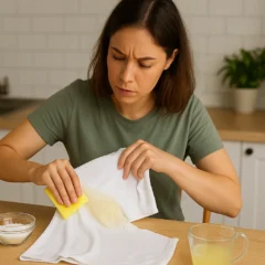 2 receitas caseiras para tirar manchas de desodorante da camiseta