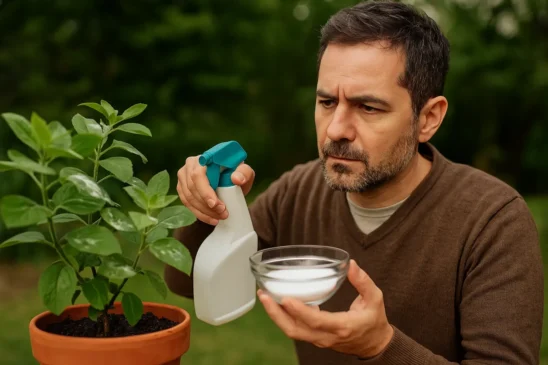 3 erros ao usar bicarbonato de sódio nas plantas