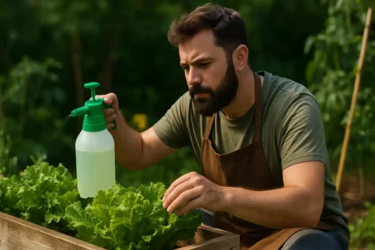 3 soluções naturais para combater pulgões nas hortaliças