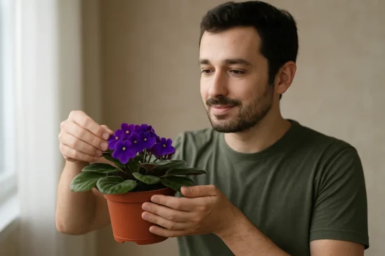 3 técnicas caseiras para adubar violetas e multiplicar as flores