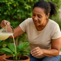 Como usar água de arroz para fortalecer as raízes das plantas