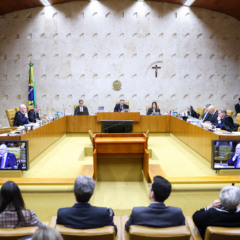 O plenário do Supremo Tribunal Federal, stf