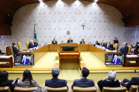 O plenário do Supremo Tribunal Federal, stf