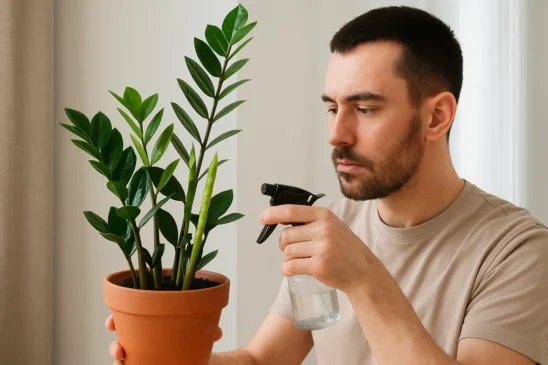 Apliquei esse truque e minha zamioculca começou a soltar folhas novas sem parar