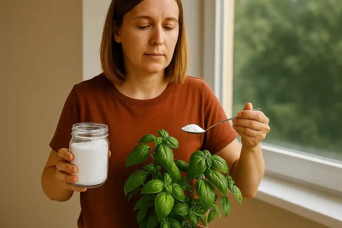 Bicarbonato no manjericão como usar para fortalecer folhas e evitar fungos