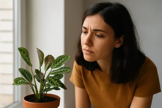 Maranta enrola folhas de dia? Entenda o alerta da planta