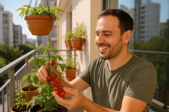 Como cultivar tomate cereja na janela da cozinha e colher sem sair de casa
