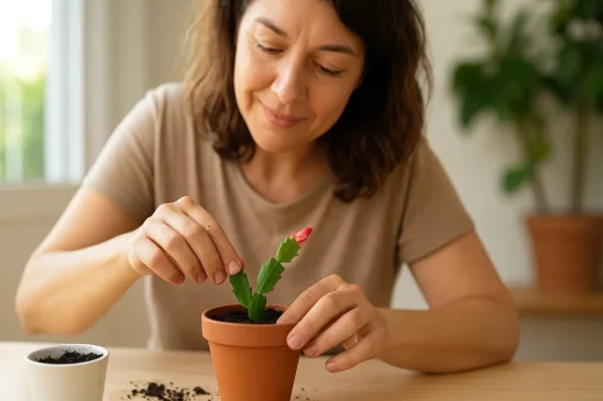 Como fazer muda de flor-de-maio com galho direto no vaso