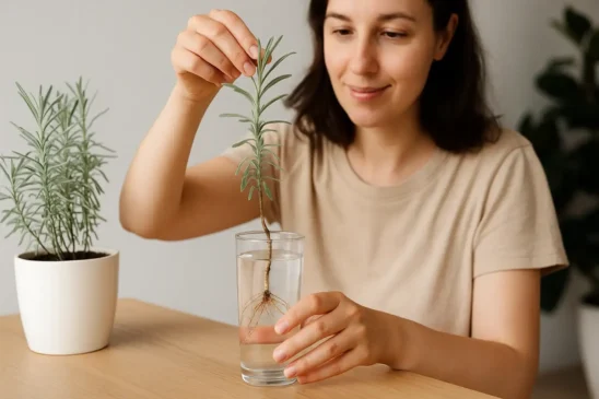 Como fazer muda de lavanda-cítrica usando um galho