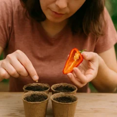 Como fazer muda de pimenteira com sementes do próprio fruto