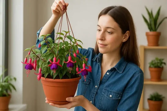 Como plantar brinco-de-princesa em vaso e manter florada