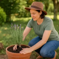 Como plantar lavanda-cítrica em vaso e afastar insetos