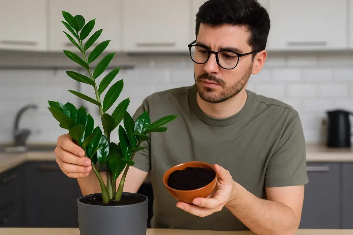 Como usar borra de café para adubar zamioculca e acelerar o crescimento