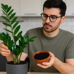 Como usar borra de café para adubar zamioculca e acelerar o crescimento