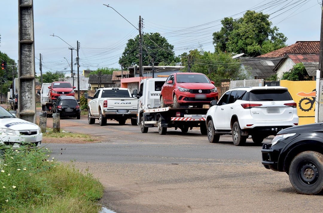 Operação Mata-Leão, da Polícia Civil de Roraima, mira o tráfico interestadual de drogas e apreende carros (Foto: Wenderson Cabral/FolhaBV)