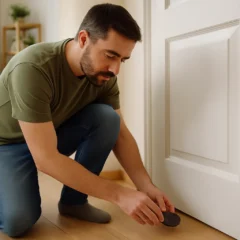 Depois que coloquei carvão atrás da porta, parei de me sentir sugada em casa