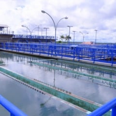 Estação de tratamento da Caer realiza trabalho de referência no saneamento básico (Foto: William Roth/Secom-RR)