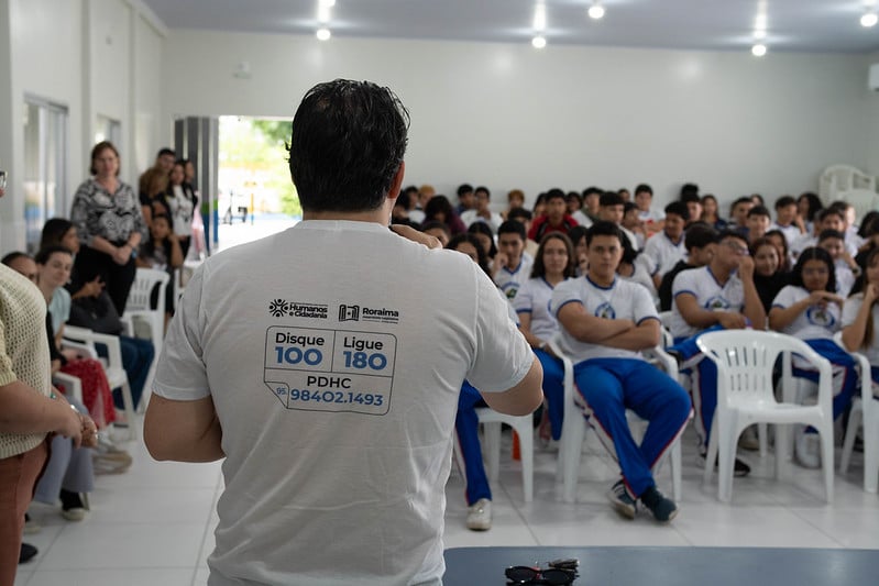 Alunos são capacitados por equipes do Poder Legislativo – Foto: Alexsandro Carvalho/ SupCom ALE-RR