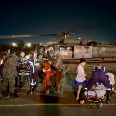 A ação, realizada na região de Surucucu, na Terra Indígena Yanomami, mobilizou uma aeronave da Força Aérea Brasileira. Foto: Comando Operacional Conjunto Catrimani II