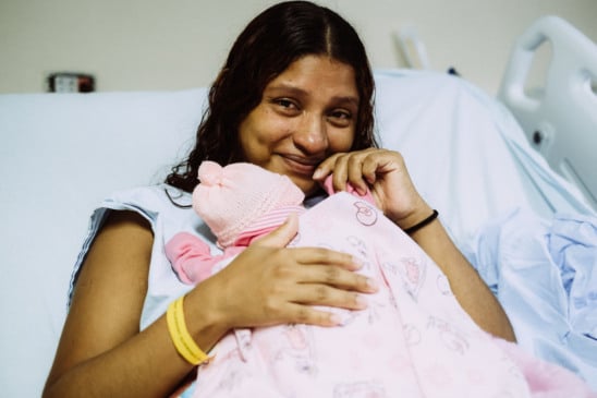 "Foi pouco tempo, mas foi um tempo só nosso”, disse Thays Oliveira, uma das mães que recebeu apoio do projeto. (Foto: Yasmin Denizard)