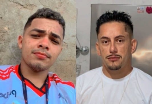 Marcelo Souza da Costa, de 23 anos, e Eleiton Alencar da Silva, 35, são amigos (Foto: Arquivo pessoal)