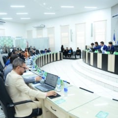 O plenário da Câmara Municipal de Boa Vista nesta sexta-feira