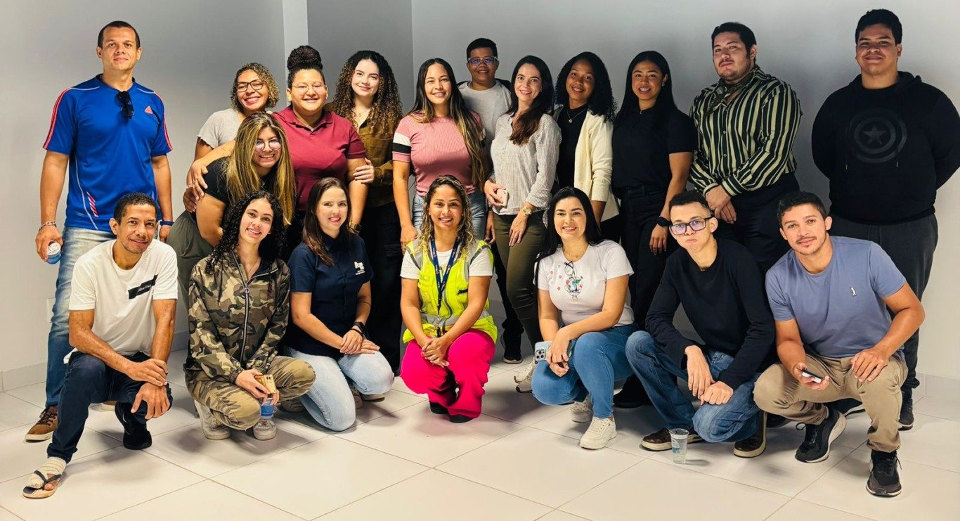 Alunos da primeira turma de agente aeroportuário