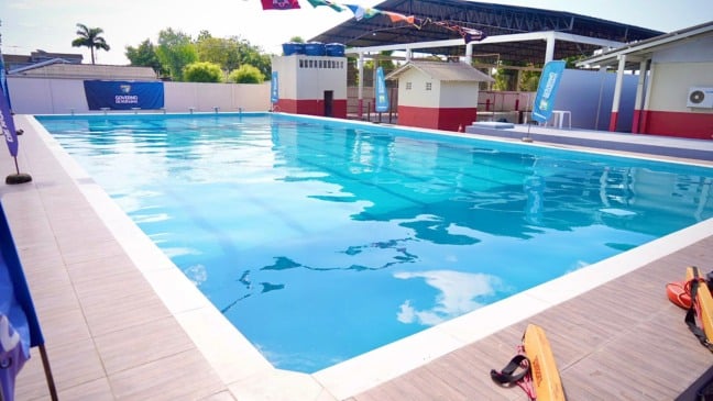 Desde a sua criação em 1975, a instituição não possuía uma piscina própria e precisava recorrer a parcerias externas para a realização de cursos e capacitações em atividades aquáticas
(Foto: SECOM)