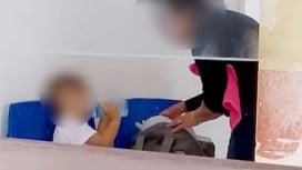 O bebê foi levado imediatamente ao Hospital de Bonfim, onde exames apontaram uma fratura em uma das costelas. Foto: reprodução