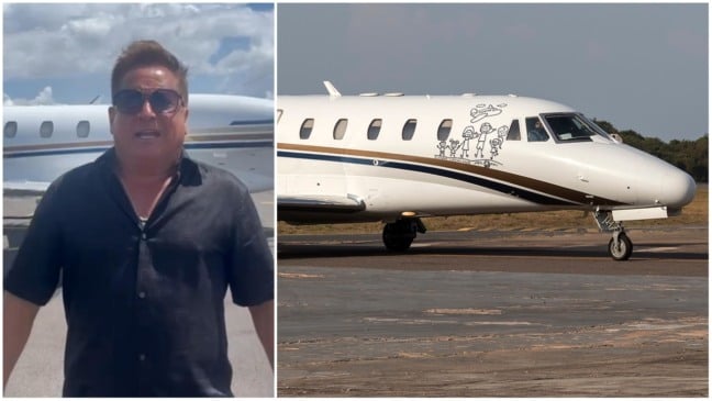 Leonardo grava vídeo para fãs de Boa Vista