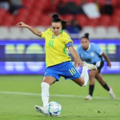 Brasil goleia Uruguai e garante vaga na final da Copa América. (Foto: Lívia Villas Boas/CBF)