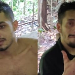Marcelo Souza da Costa e Eleiton Alencar da Silva foram encontrados por garimpeiros (Fotos: Divulgação)