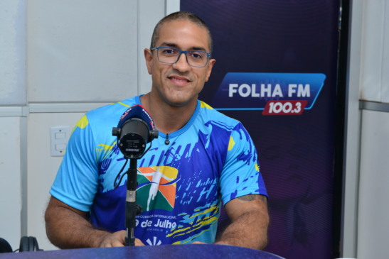 Arthur Henrique em entrevista ao Quem é Quem, apresentado por Cida Lacerda. (Foto: Nilzete Franco/FolhaBV)