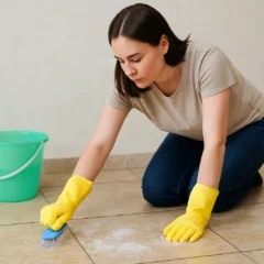 Piso encardido nunca mais veja o poder dessa receita com sal grosso