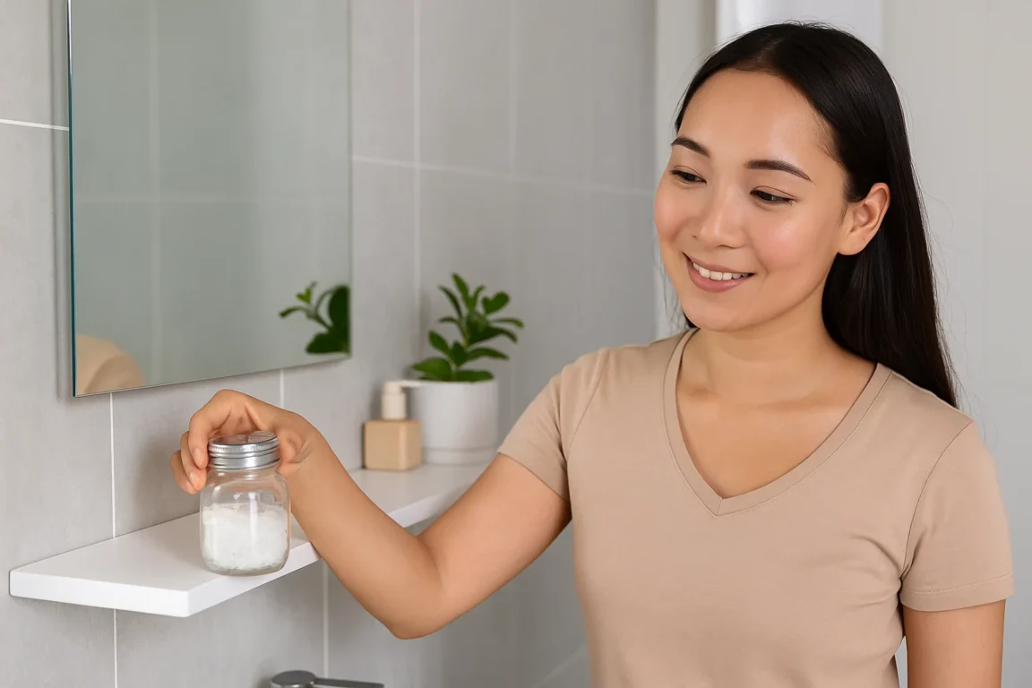 Receita com sal grosso e álcool para tirar cheiro forte do banheiro