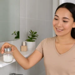 Receita com sal grosso e álcool para tirar cheiro forte do banheiro